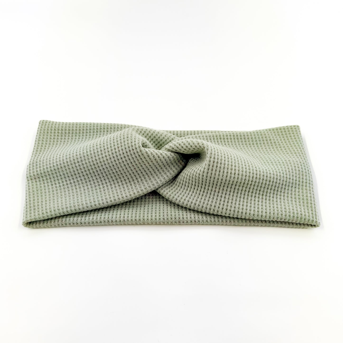 Sage Waffle Knit Headband