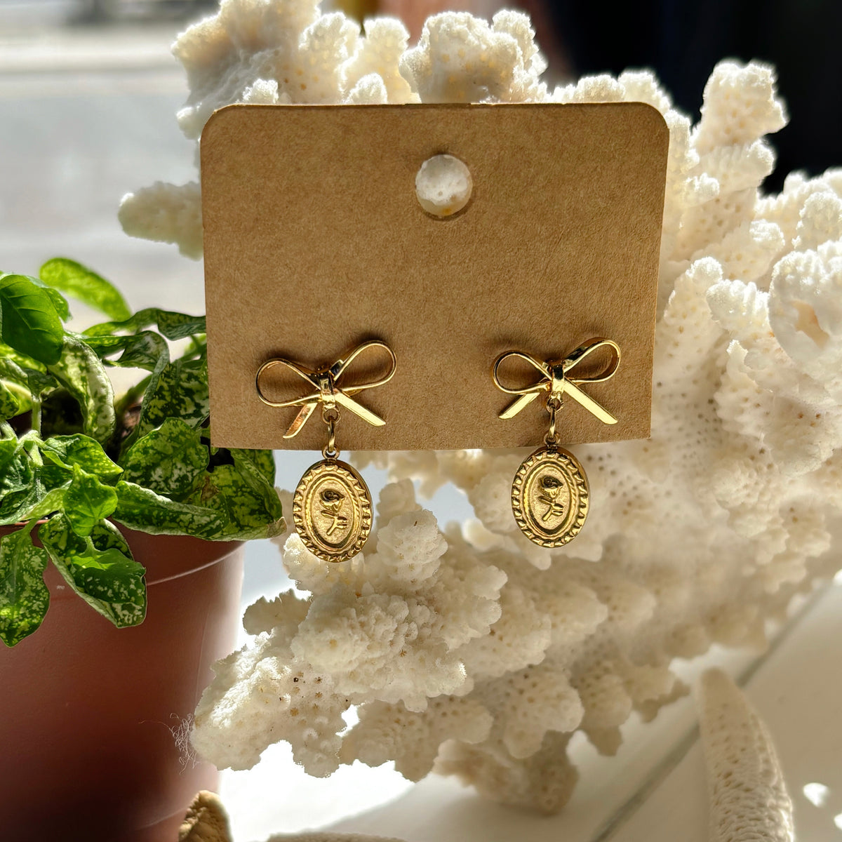 Vintage Bow Earrings