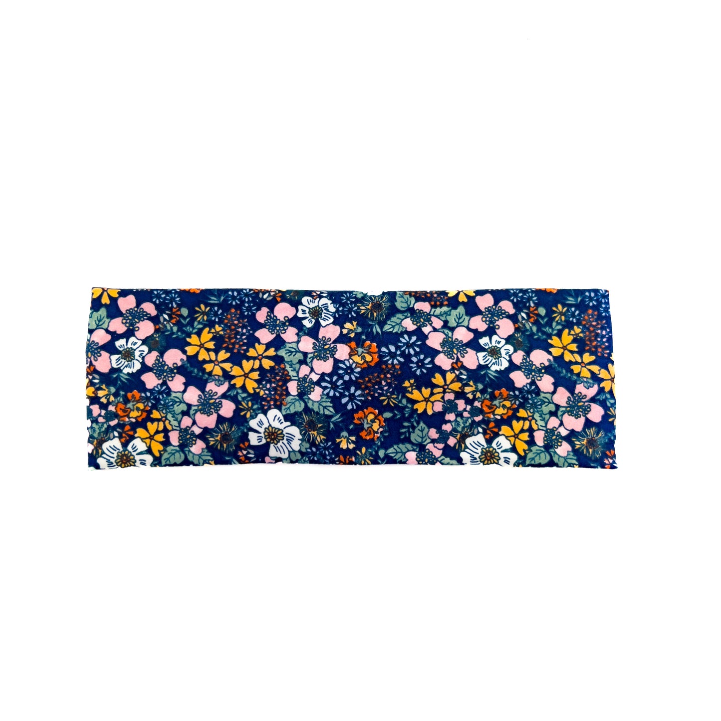 Navy Floral Headband