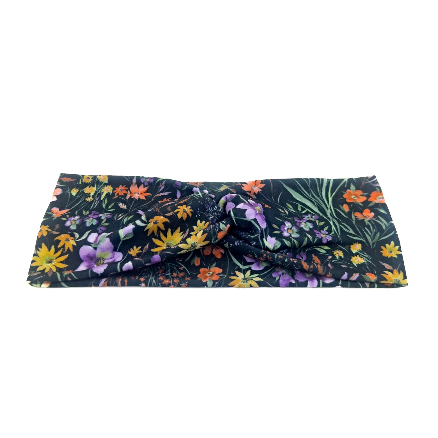 Black Floral Headband
