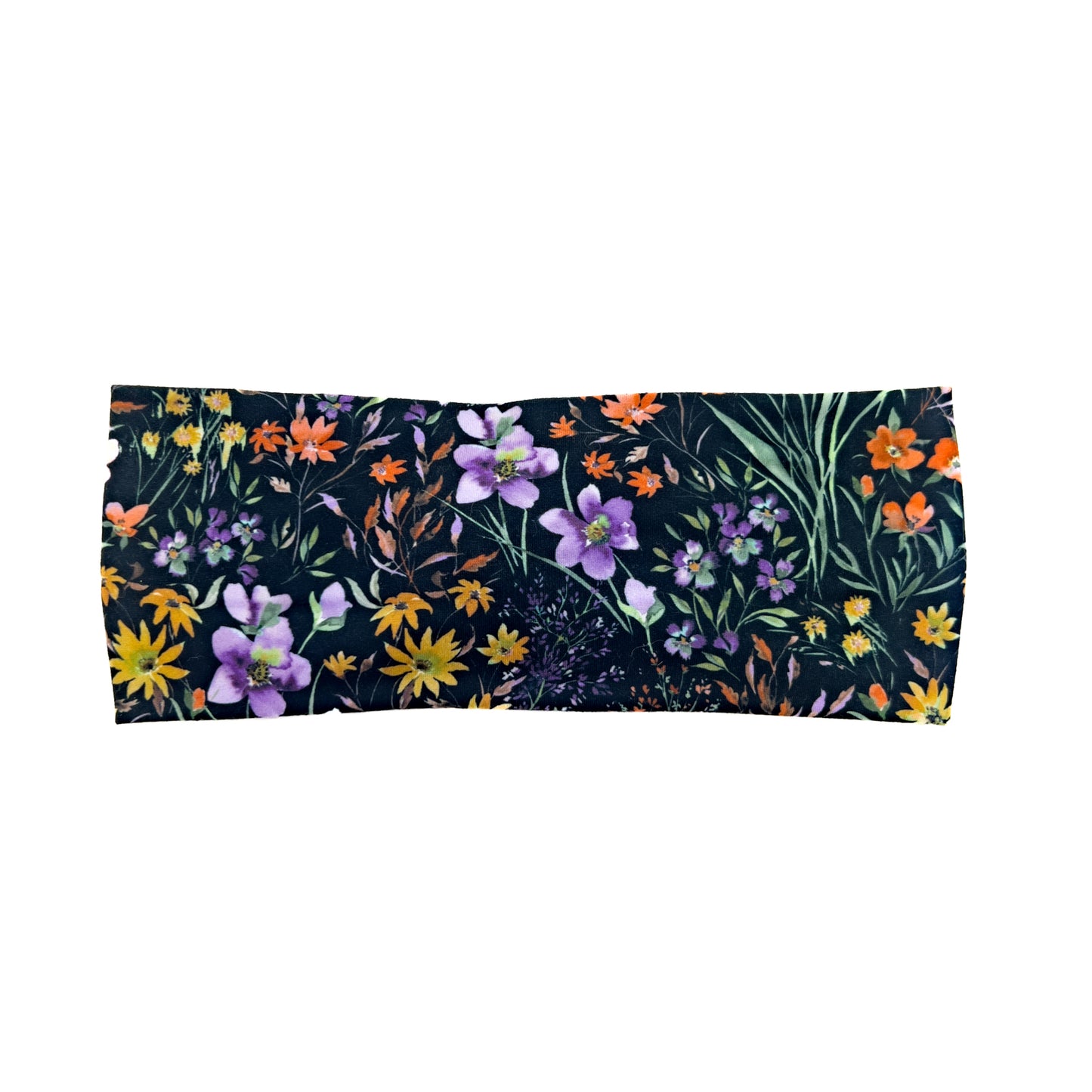 Black Floral Headband