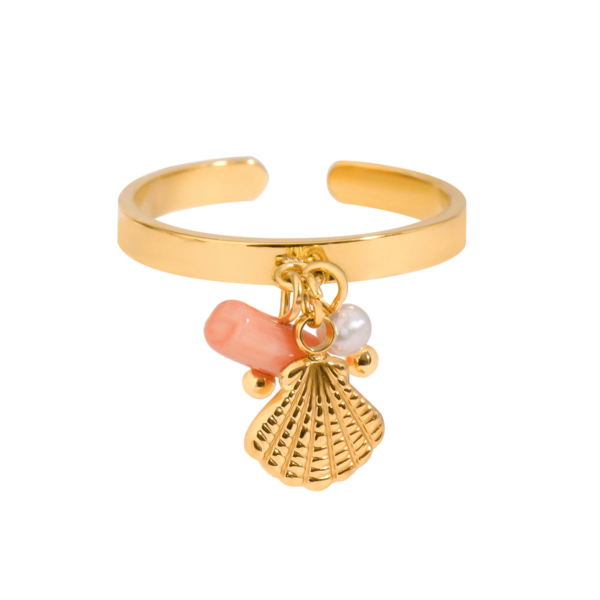 Coastal Charm Ring 18k
