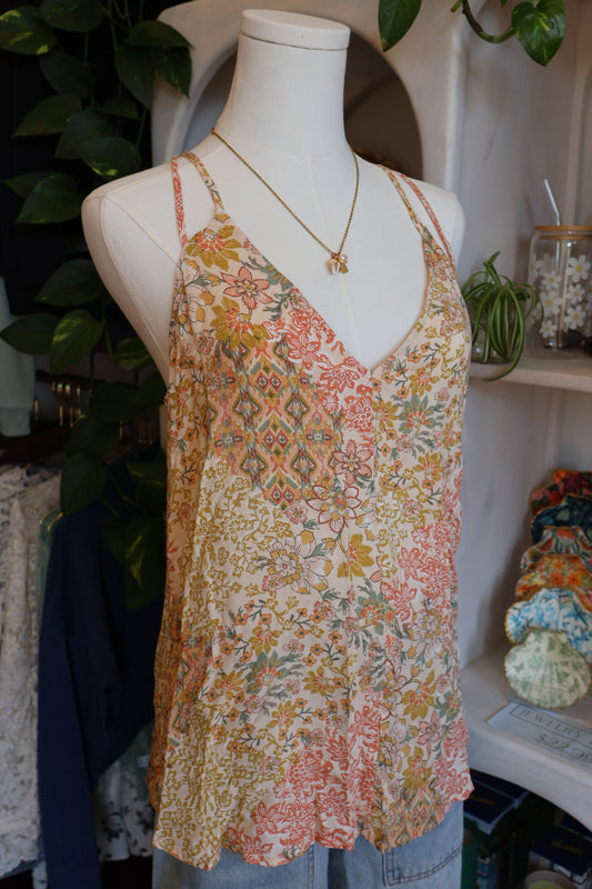 Bohemian Floral Tank Top