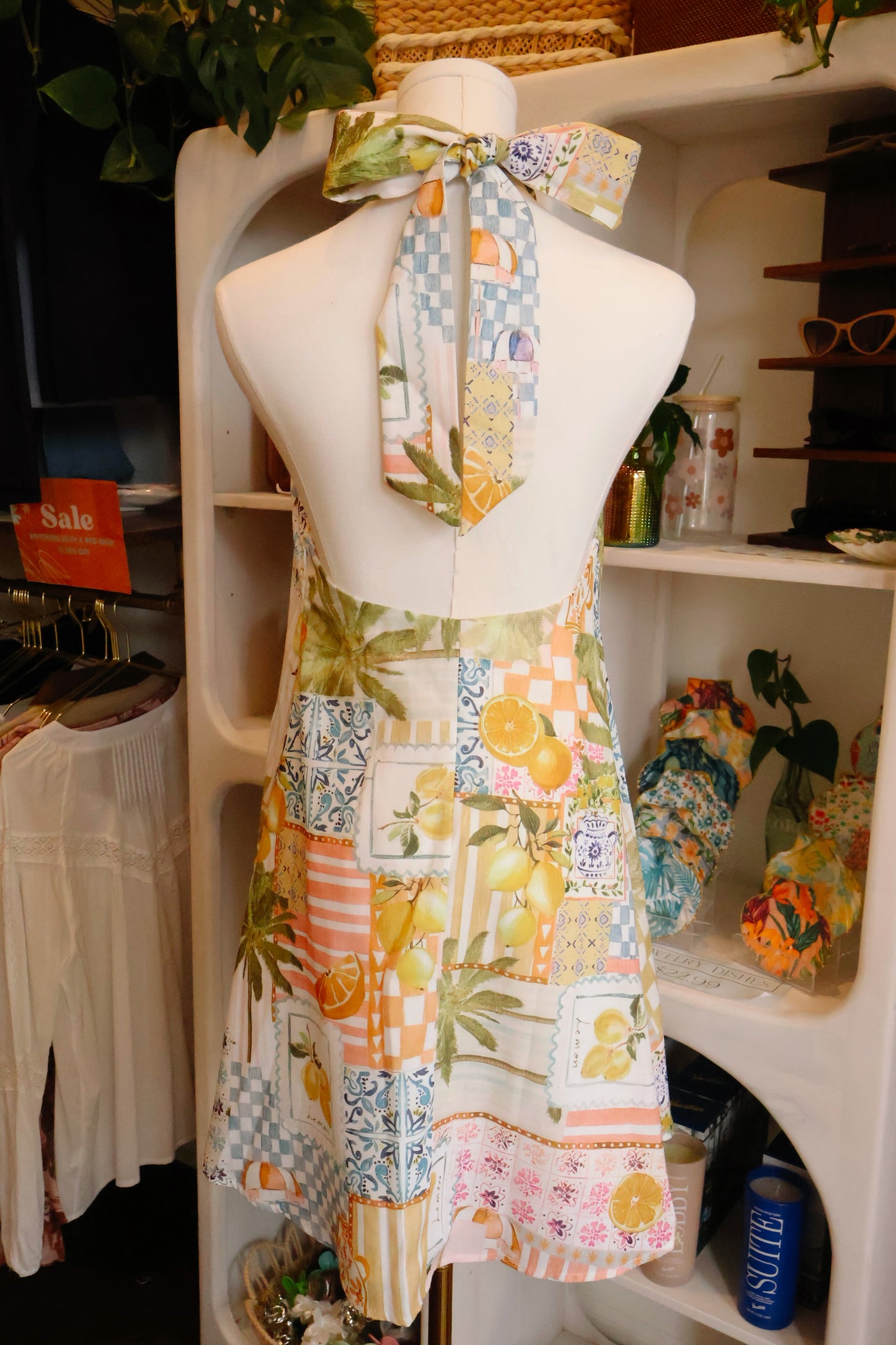 Euro Halter Mini Dress