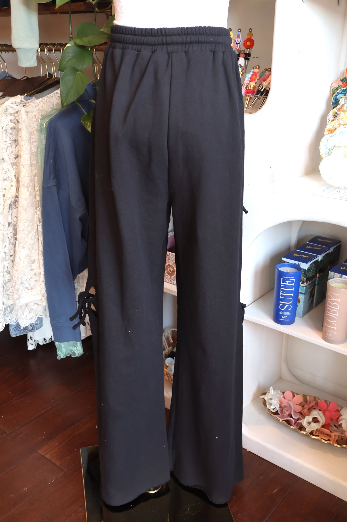 Cutout Bow Lounge Pants