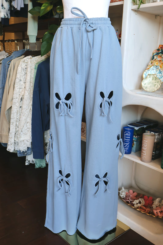 Cutout Bow Lounge Pants