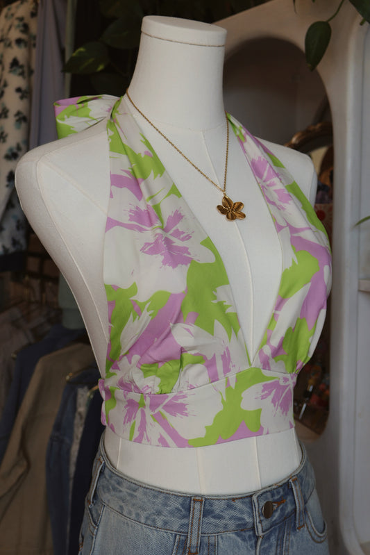 Green & Purple Halter