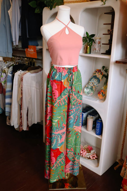 Tropical Daydream Wide Leg Pants