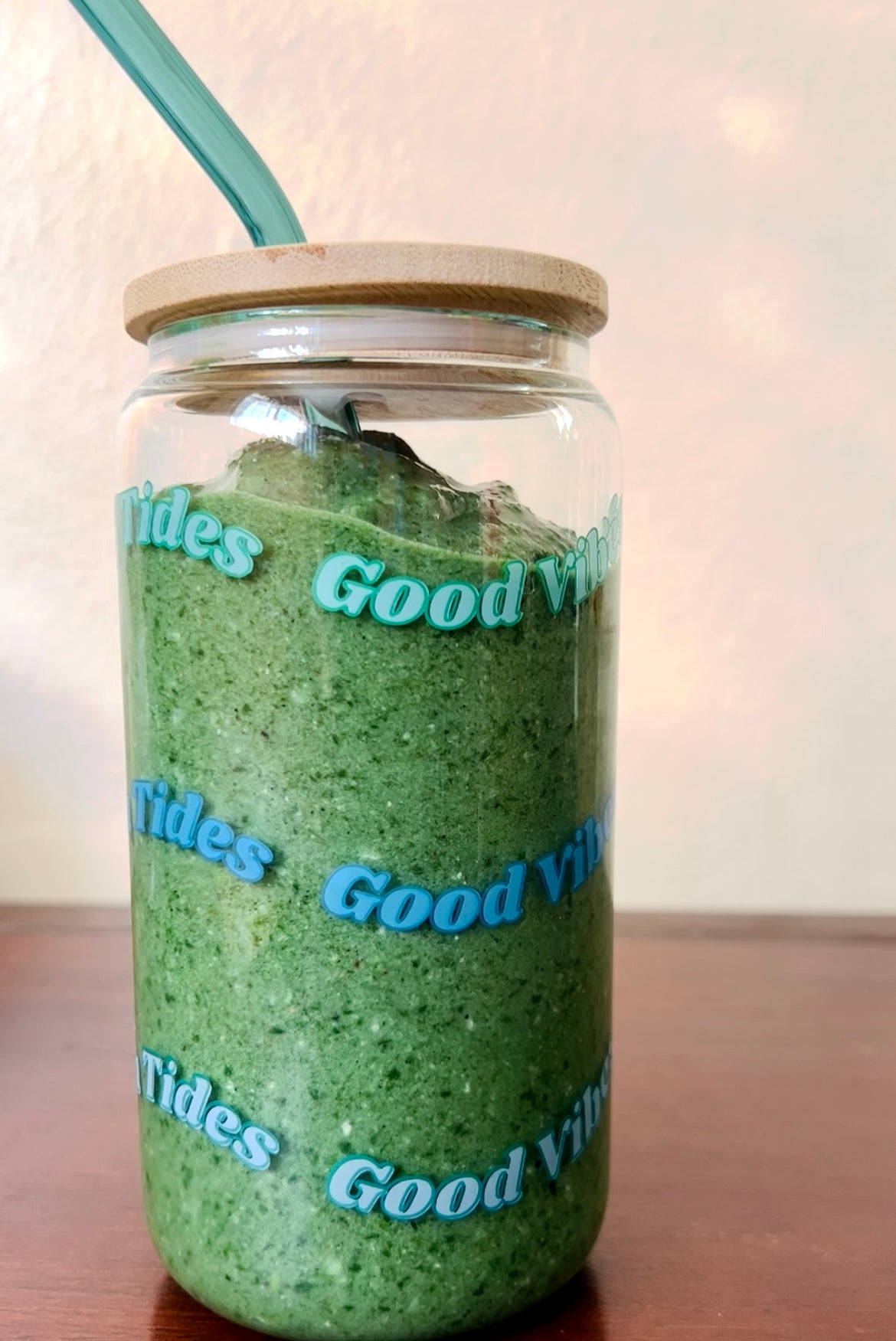 High Tides, Good Vibes - 16 Fl. oz Glass Can