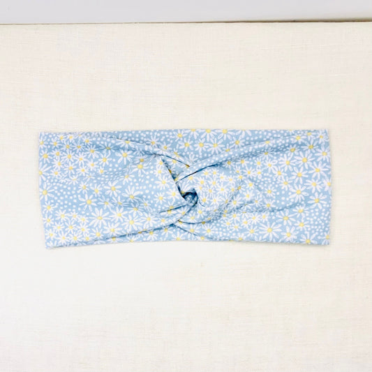 Blue Daisy Headband