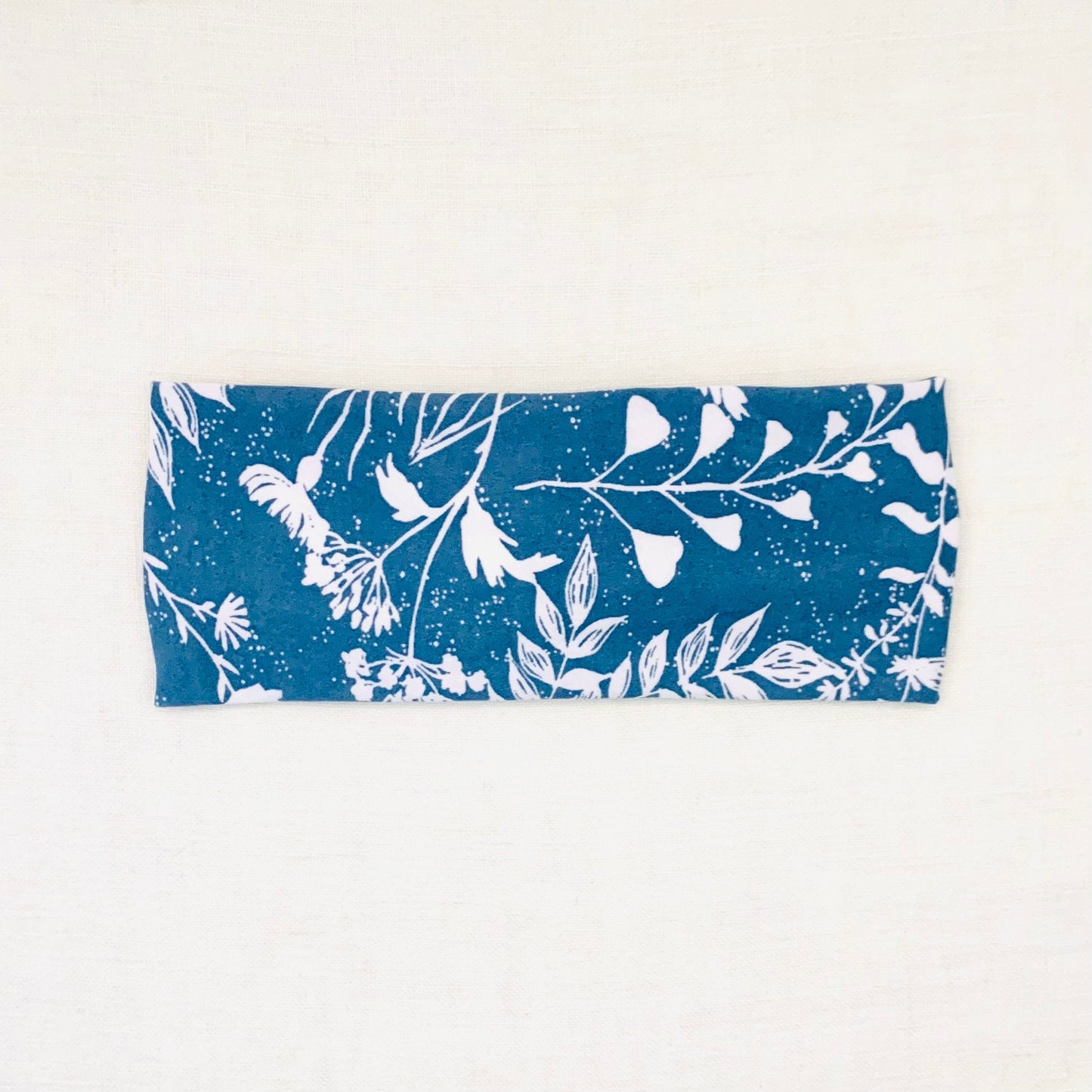 Blue Floral Headband