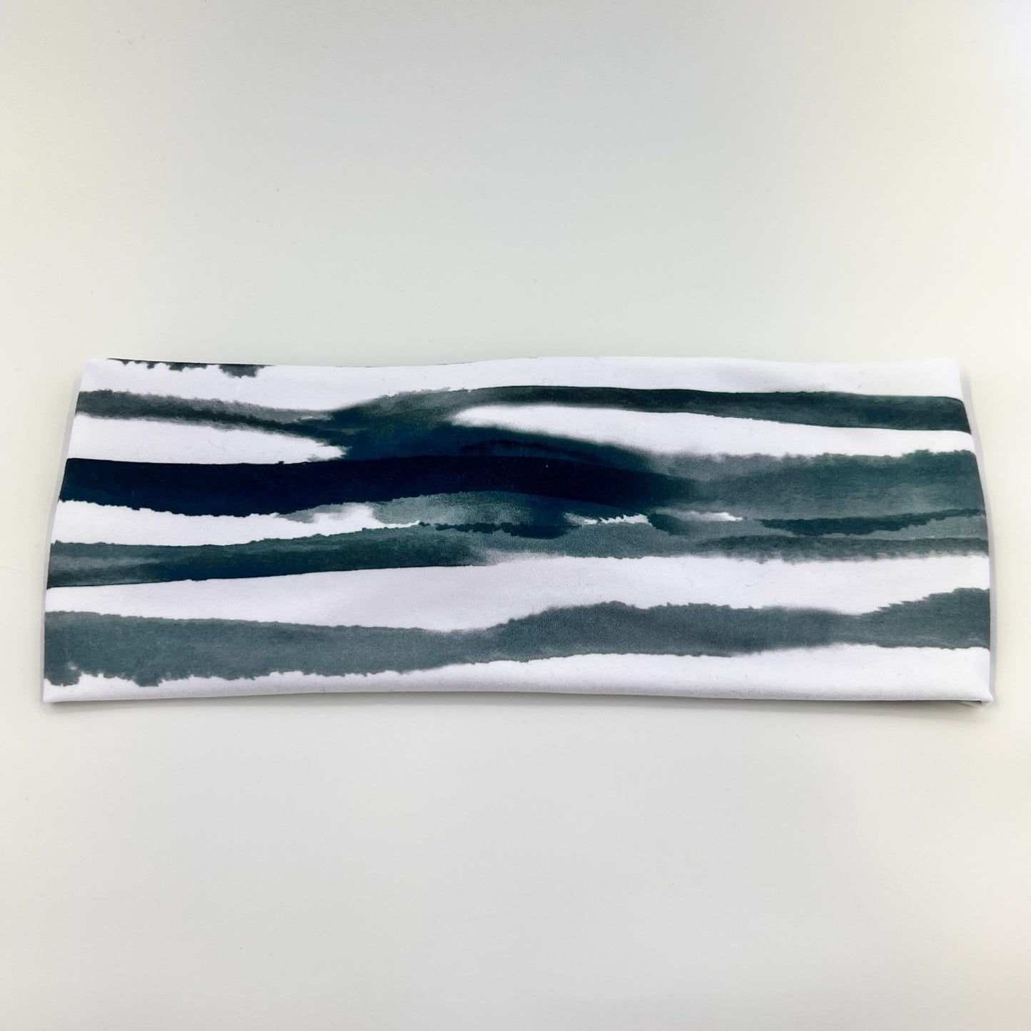 Teal Stripe Headband