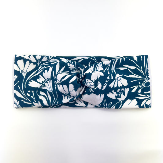 Teal Floral Headband