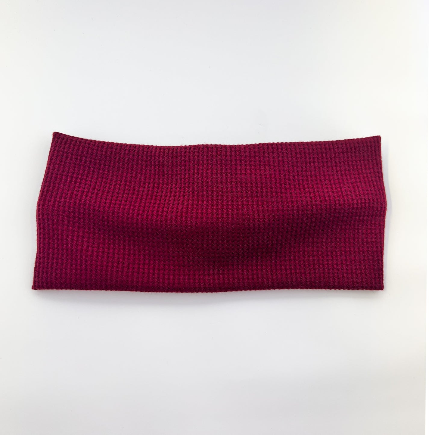 Maroon Waffle Headband