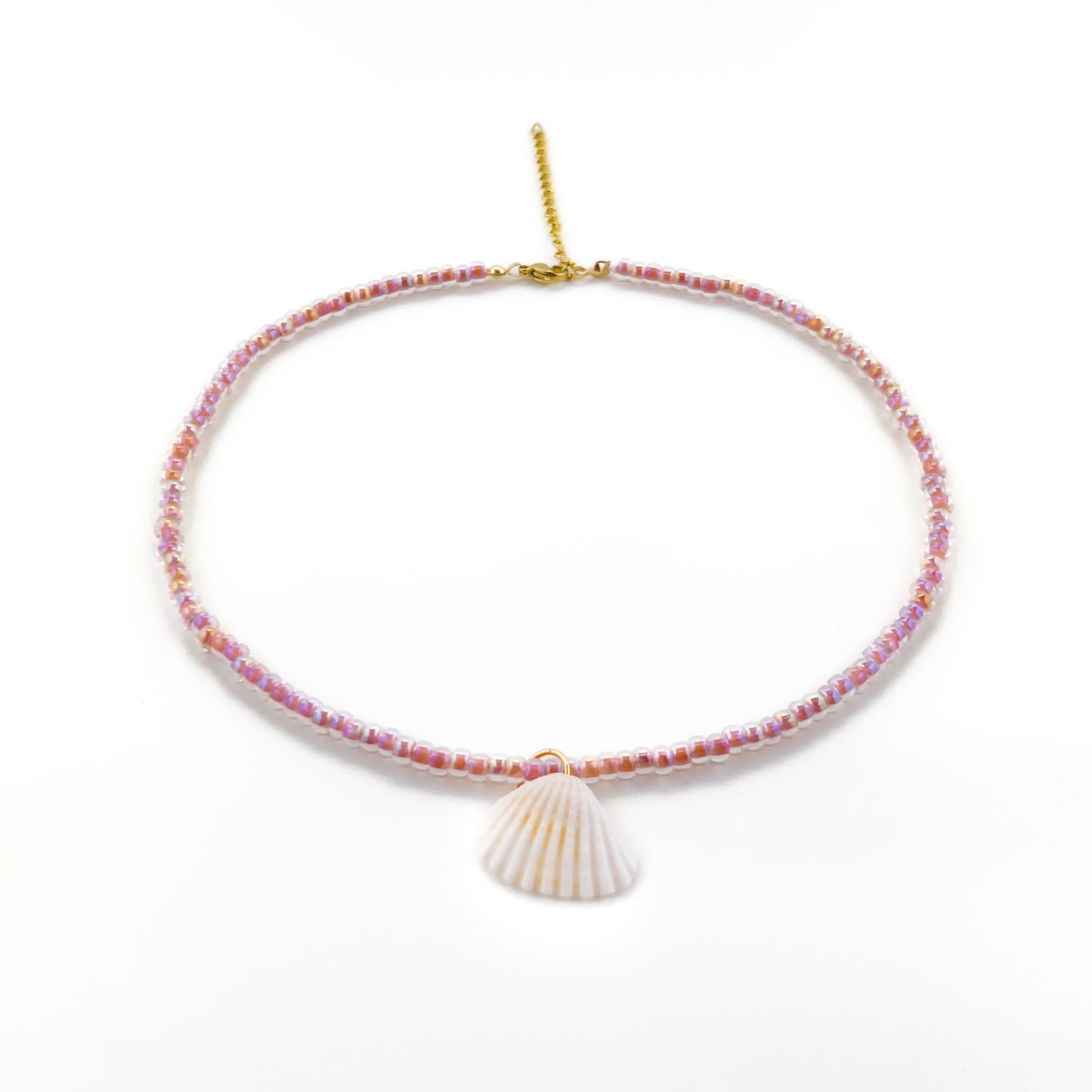 Pink Seashell Necklace