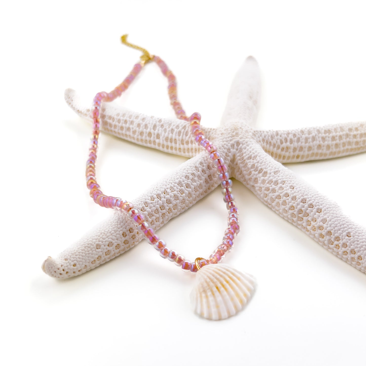 Pink Seashell Necklace