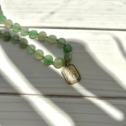 Green Aventurine Beaded Necklace
