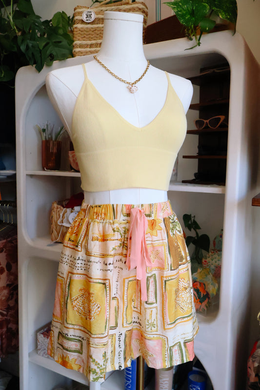 Sunburst Collage Shorts