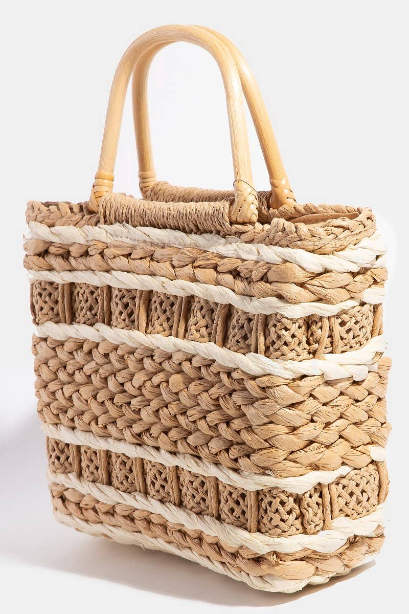 Woven Square Hand Bag