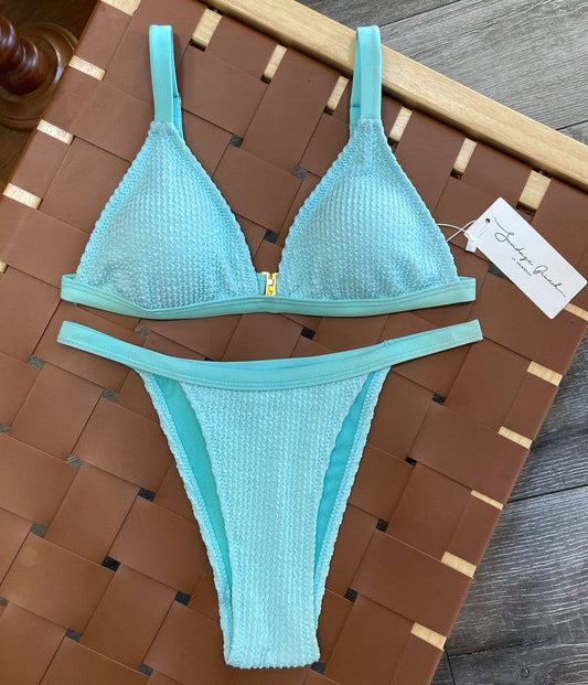 Aqua Wave Textured Bikini