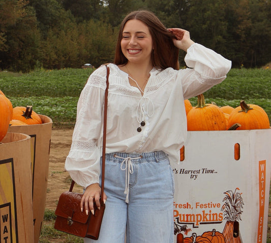 Boho Crochet Lace Blouse