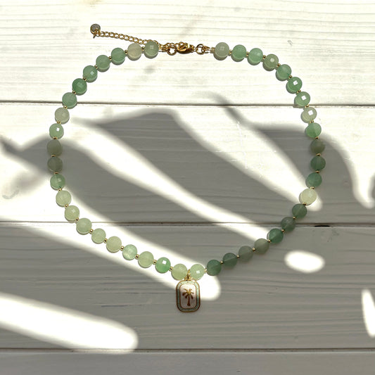 Green Aventurine Beaded Necklace
