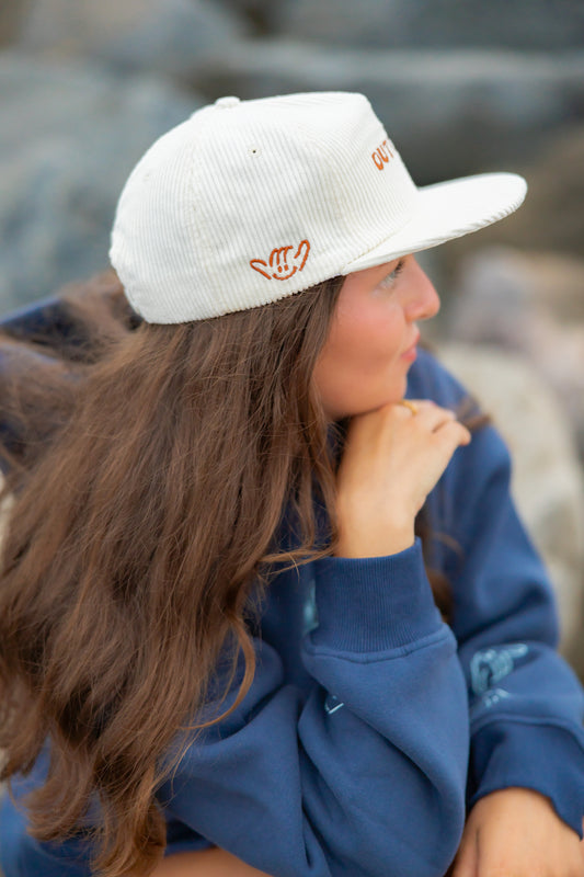 OTB Cream Corduroy Hat