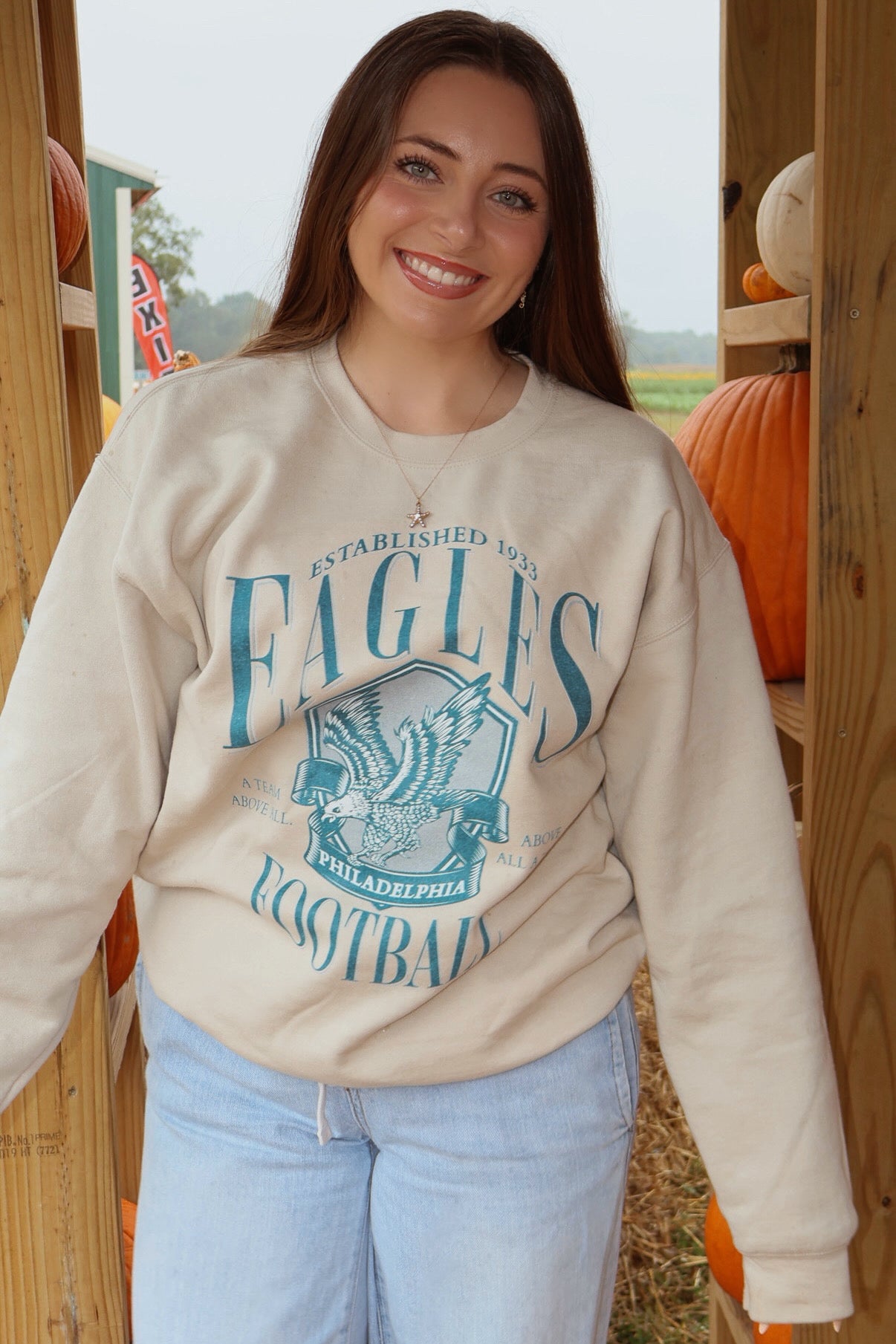 Philadelphia Eagles Football Crewneck