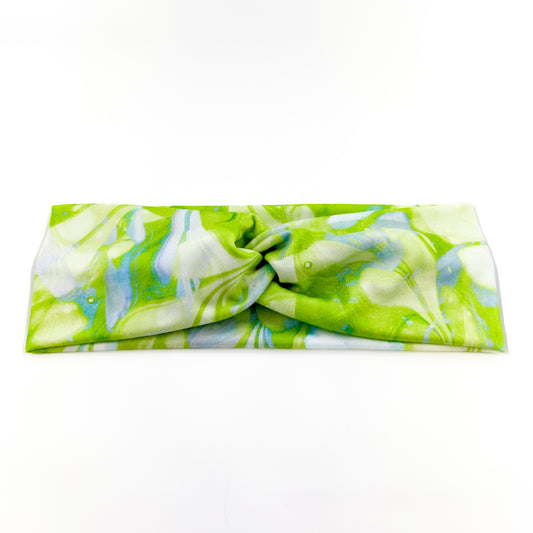 Green Floral Headband