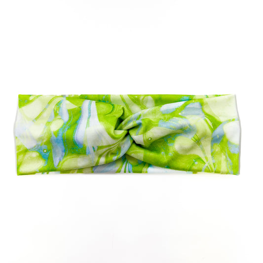 Green Floral Headband