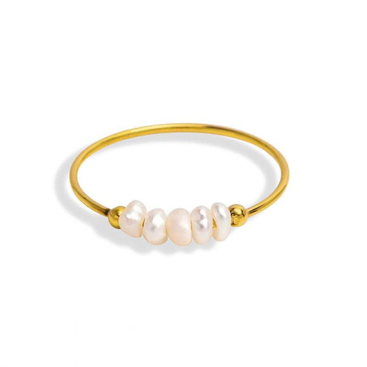 Pearl Ring 18k