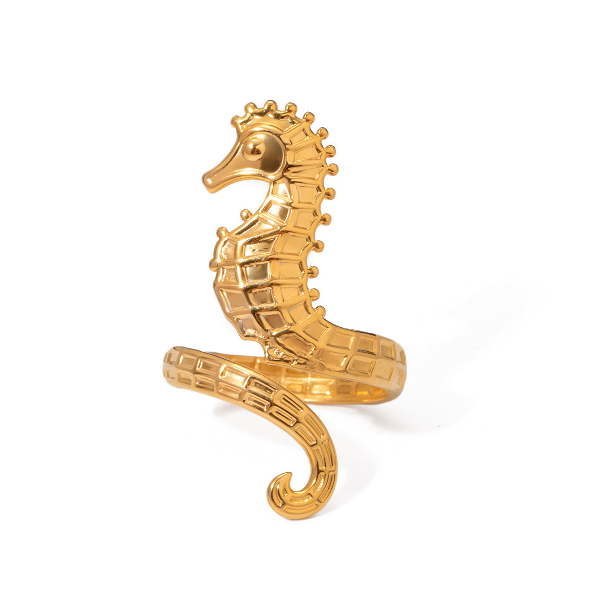 Seahorse Ring 18k