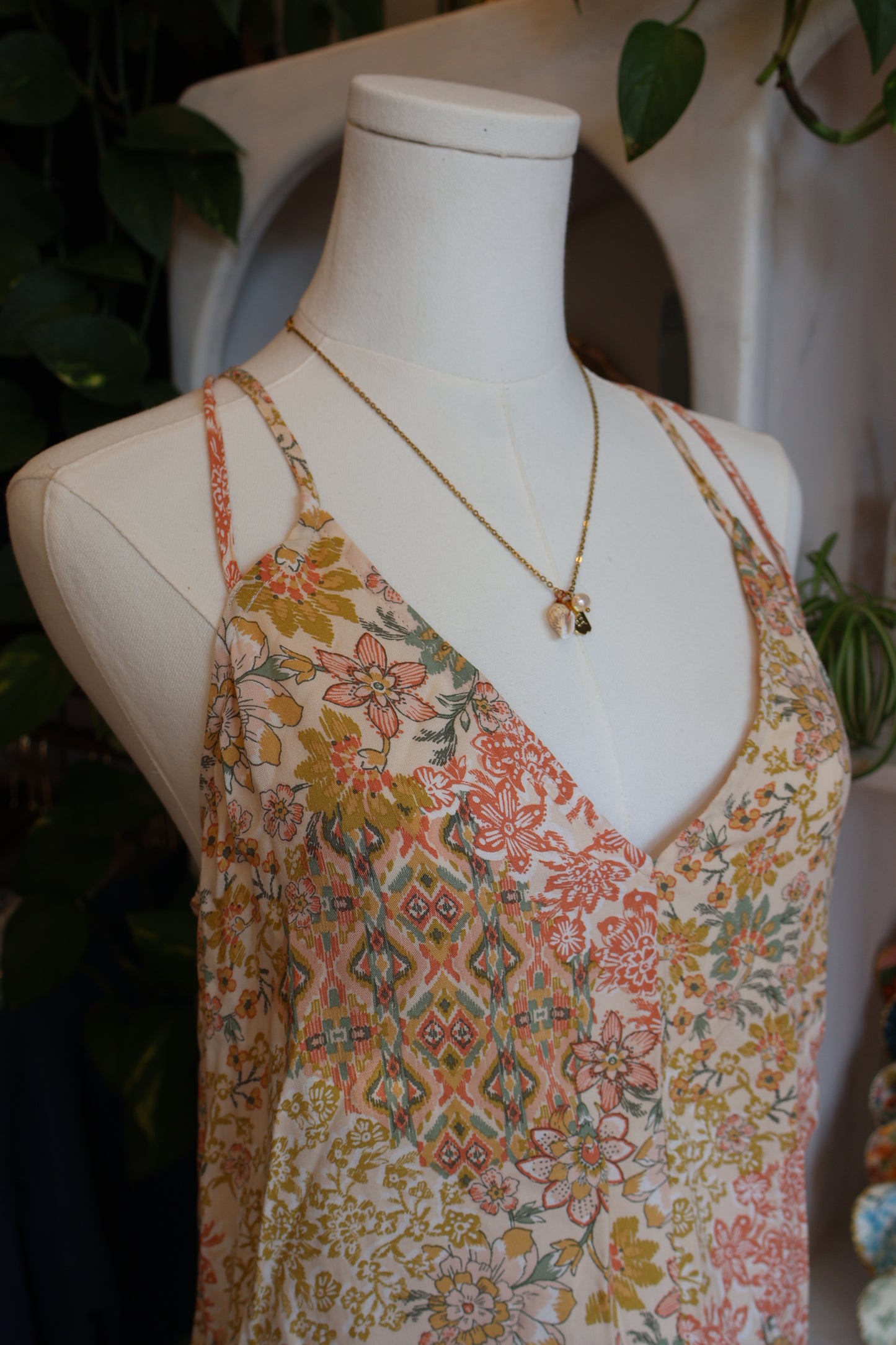 Bohemian Floral Tank Top