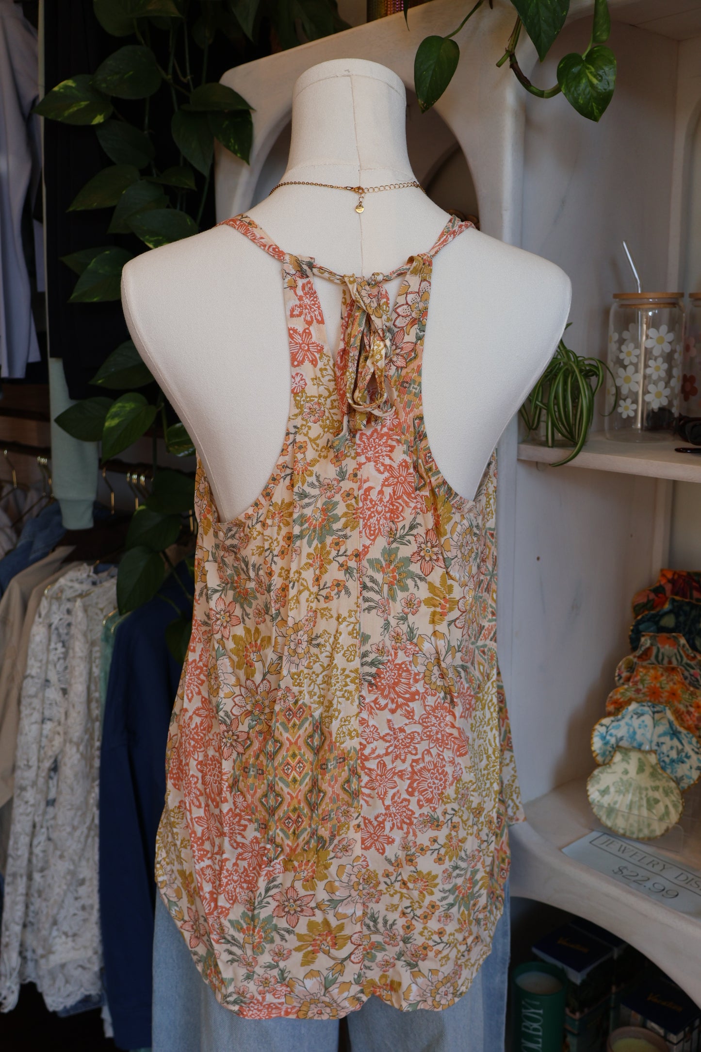Bohemian Floral Tank Top