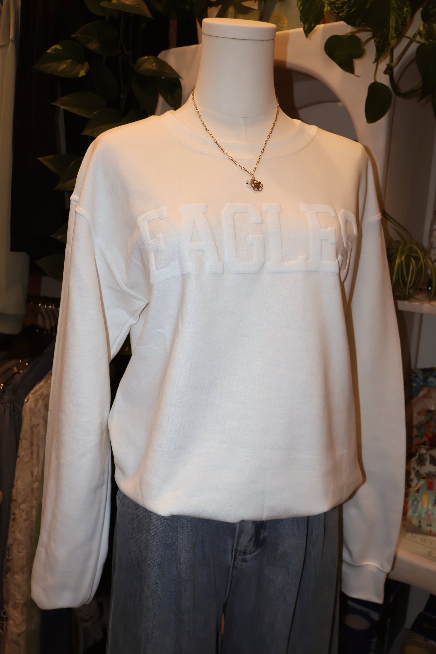 Eagles Puff Crew Neck