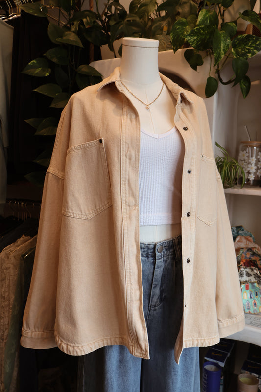 Oversized Denim Shacket