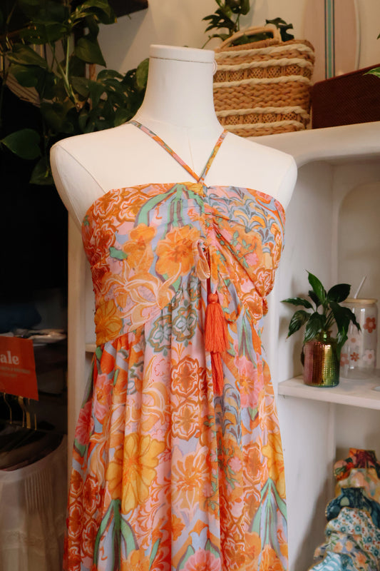 Sunset Bloom Maxi Dress