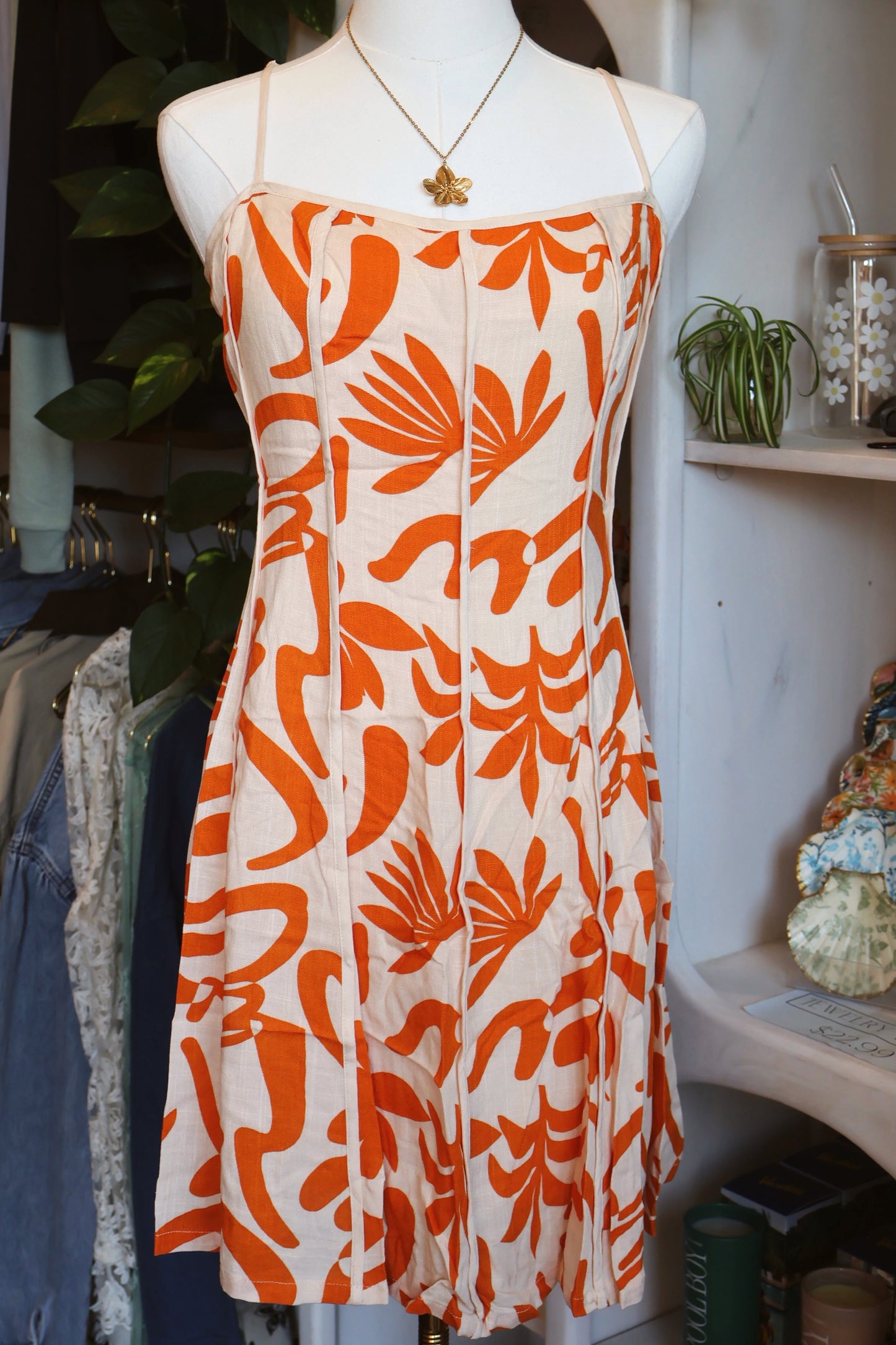 Orange Groovy Dress