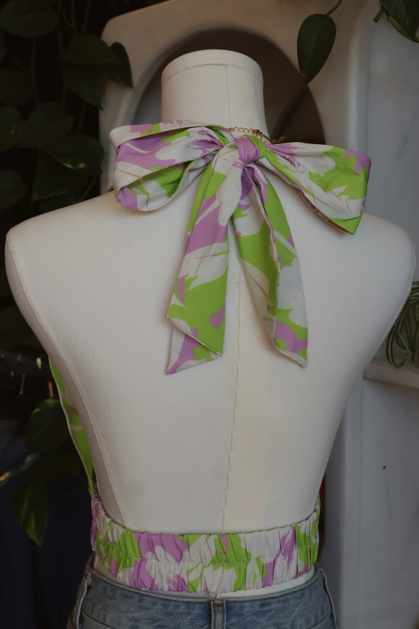 Green & Purple Halter