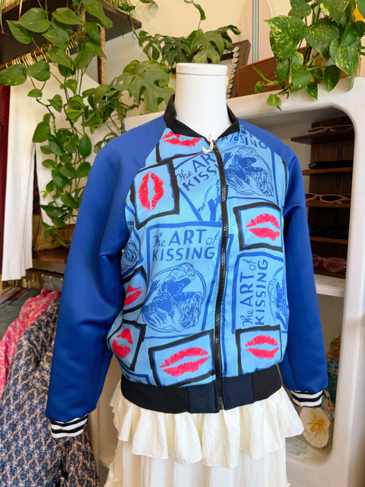 Handmade Art of Kissing Bomber Jacket