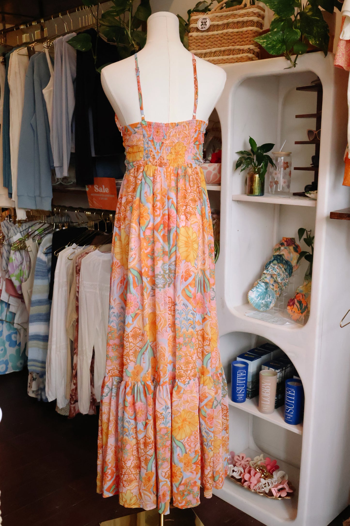 Sunset Bloom Maxi Dress