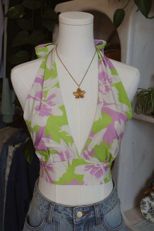 Green & Purple Halter