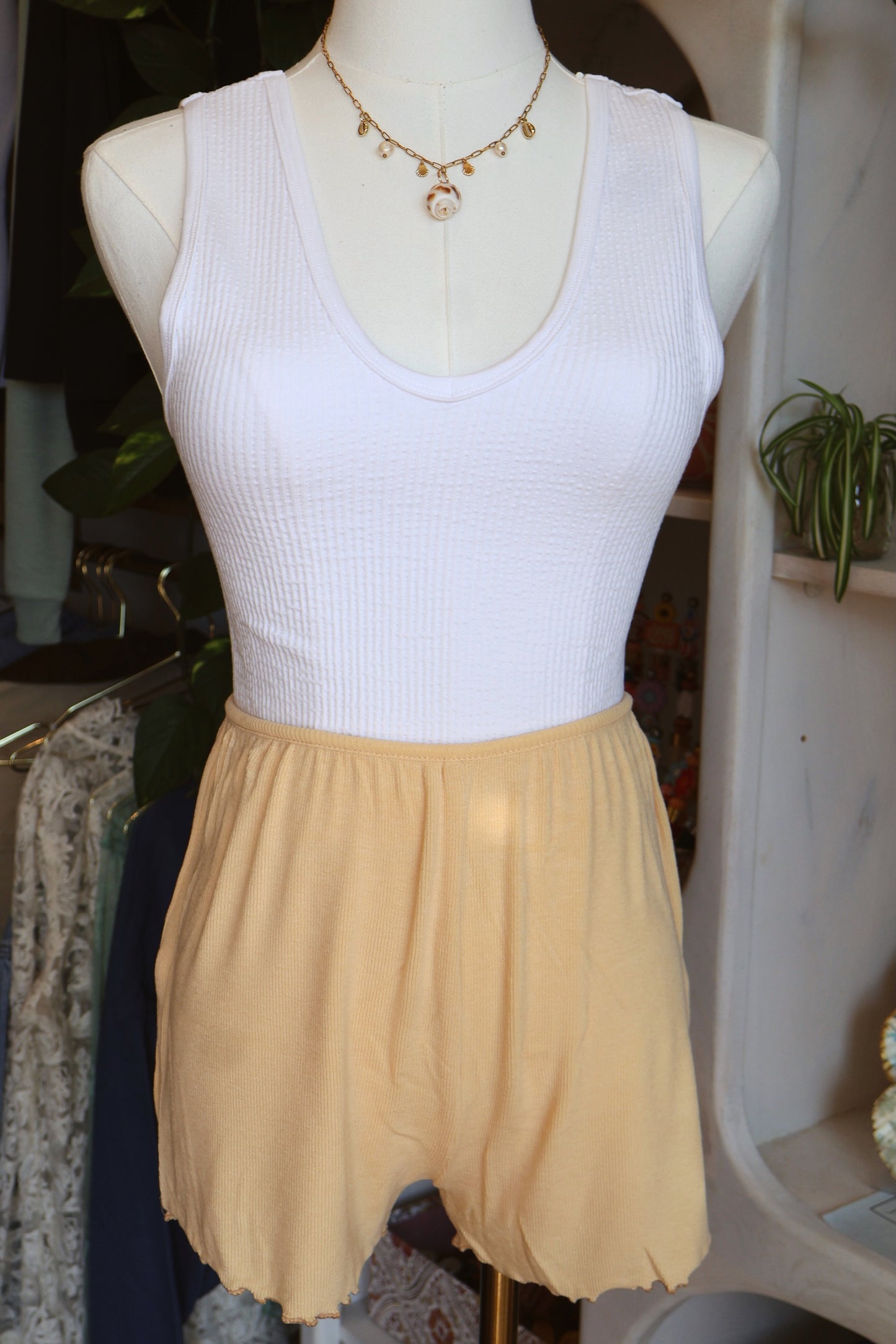 Butter Yellow Shorts