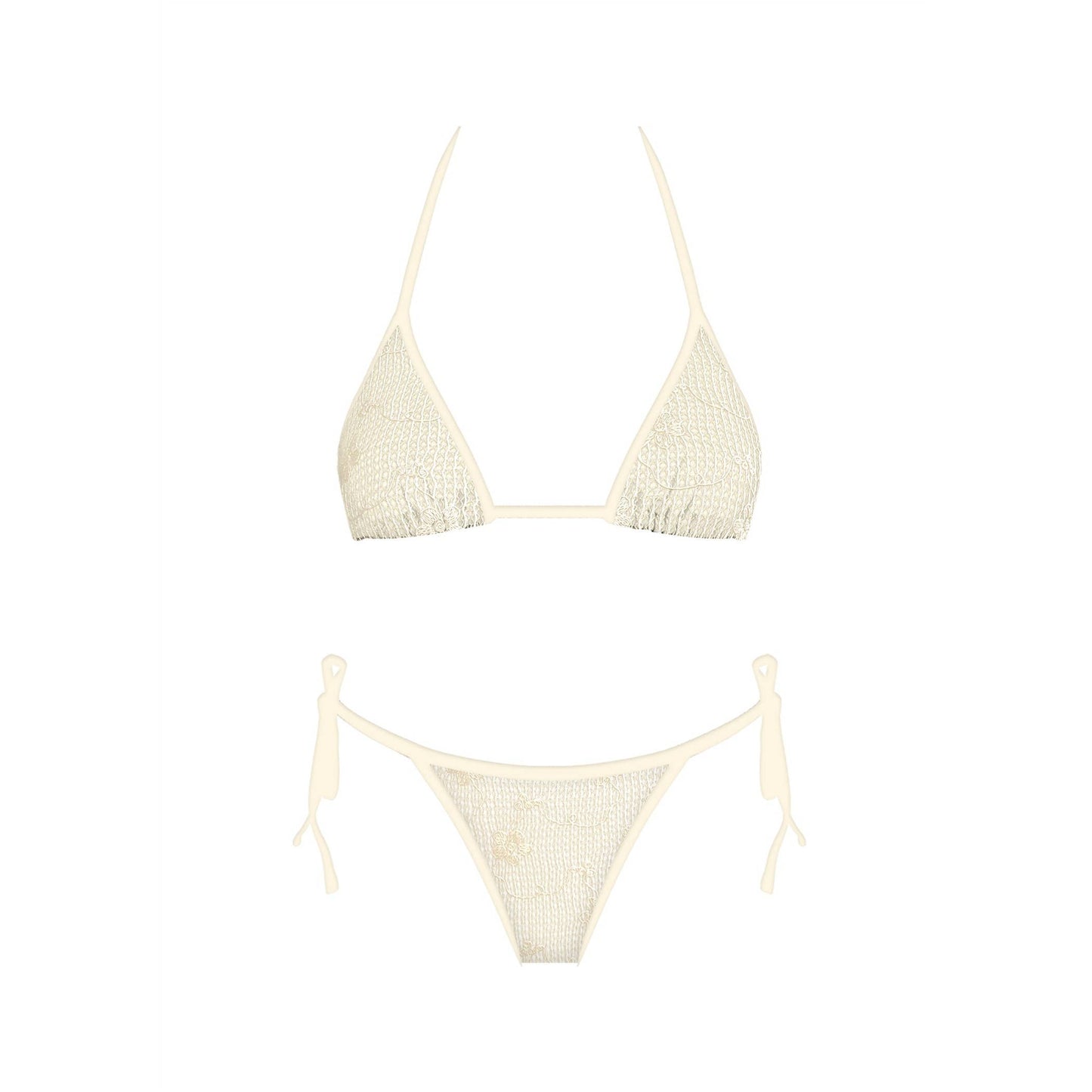 Ivory Crochet Bikini