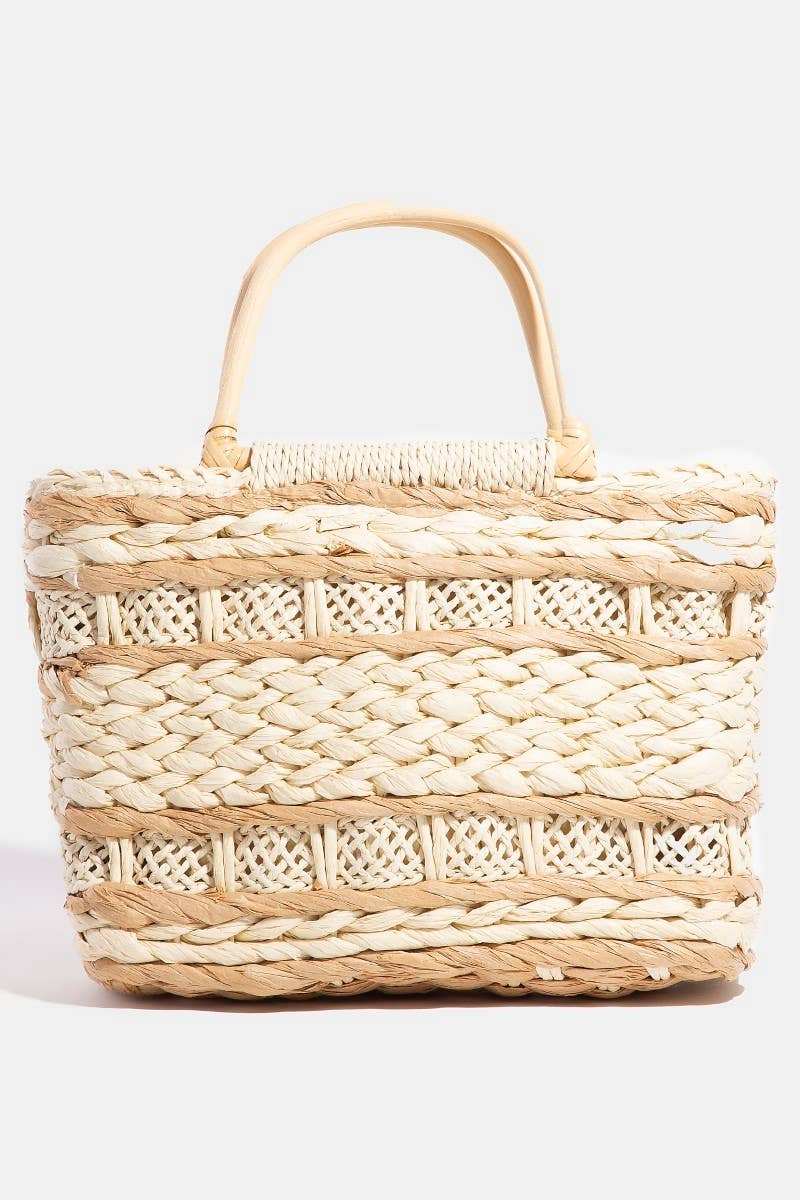 Woven Square Hand Bag