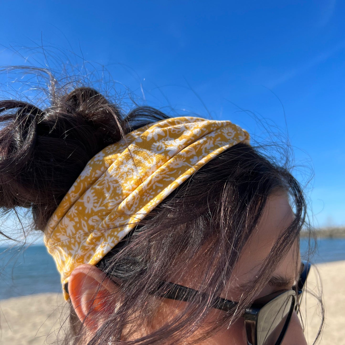 Yellow Floral Headband