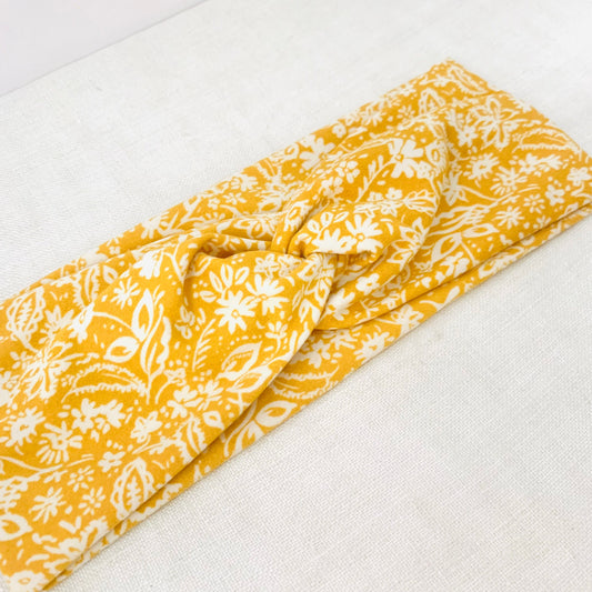 Yellow Floral Headband