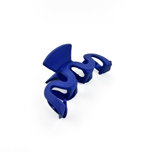 Royal Blue Wavy Clip