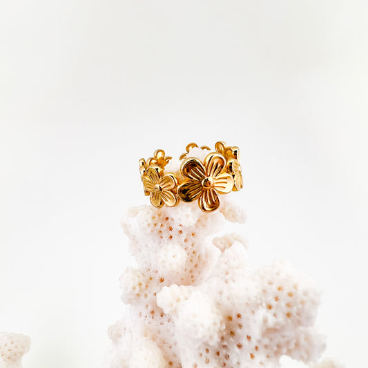 Flower Ring 18k