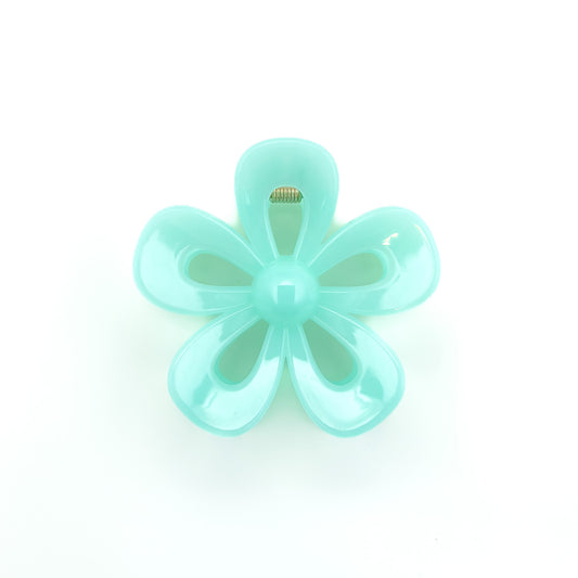 Aquamarine Daisy Clip